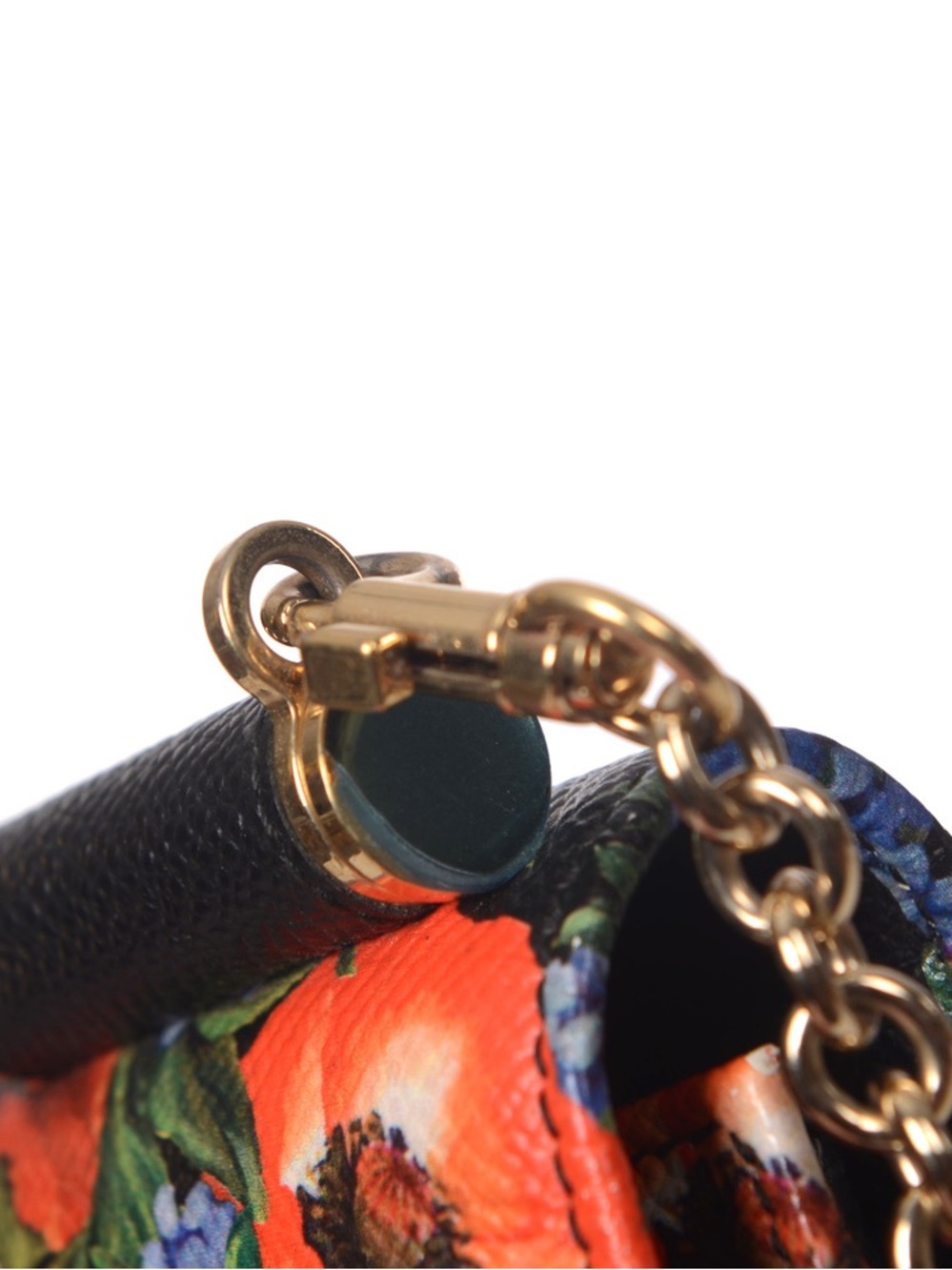 ♥️Dolce & Gabbana Small Floral Print Top-Handle Multicolor Women’s Bag♥️ - Picture 10 of 16